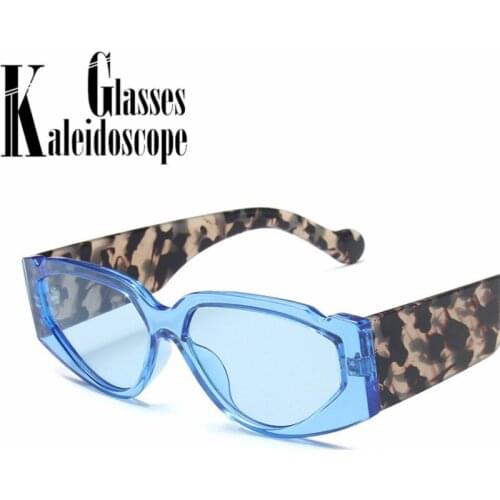 Small Cat Eye Sunglasses Women Men Fashion Luxury Brand Vintage Printed Legs 90s Hip Hop Sun Glasses UV400 Green Eyewear