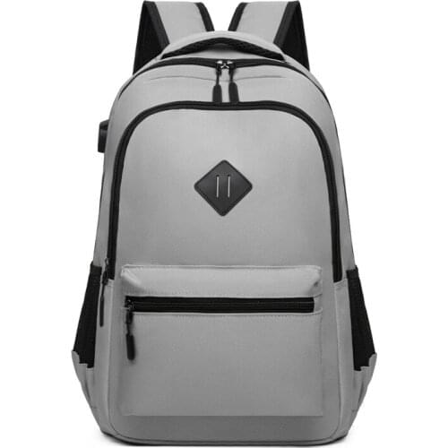 Nylon Men Backpack Large Black Casual School Bags for Teenage Boys