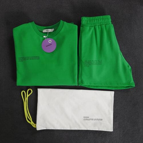 Crewneck Sweatshirt High Waist Shorts Set Woman 2 Pieces Plus Size Sweat Top Sweatpants Suit Casual Tracksuit Female Clothing