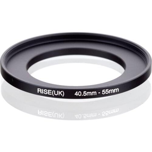 Original RISE(UK) 40.5mm-55mm 40.5-55mm 40.5 to 55 Step Up Ring Filter Adapter black