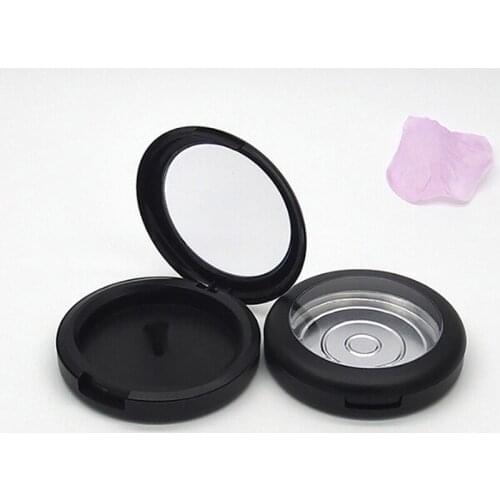 1PC Empty Eyeshadow Palette Naked Makeup Matte Black Large Eye Shadow Makeup Storage Palette Fill Pans