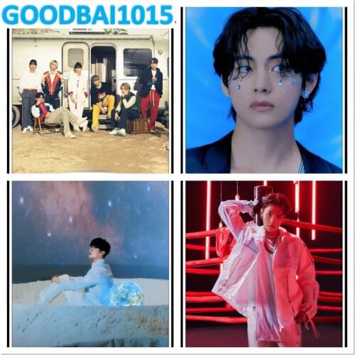 Kpop Bangtan Poster 5D DIY Diamond Painting Embroidery Full Cross Stitch Kits Diamond Mosaic Home Decor