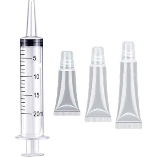 1pc Empty Lipstick Tube Clear Soft Lip Gloss Container Refillable Lipgloss Tubes DIY Jars for Cosmetic Makeup