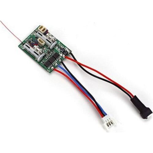 R6400LBL DSMX 6-Ch Ultra Micro Receiver BL-ESC Integrated Servo Brushless ESC for fixing wing Drone
