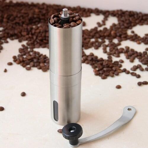 Hand Coffee Grinder Coffee Grinder Mini Stainless Steel Manual Handmade Coffee Bean Burr Grinders Mill Kitchen Coffee Tool