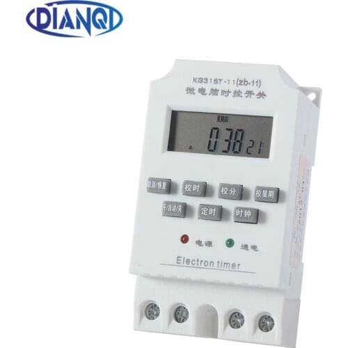 Timer KG316T -11 (zb-11) Intelligent Microcomputer Programmable Electronic Timing Switch Relay Controller AC 220V