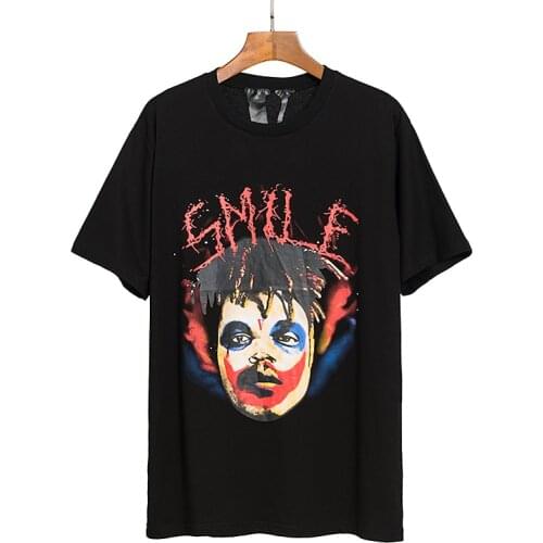 VLONE short-sleeved female couple loose street T-shirt hip-hop trend mens cotton casual letter printing V032635