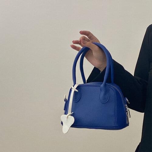 Women Bag PU Bucket Casual Solid Zipper Soft Designer Bags Shoulder Bag Handbag Pures And Bags Crossbody French Women Bag