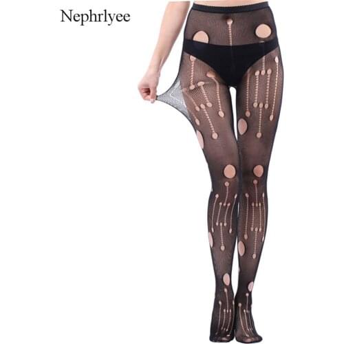 2021 Women Sexy Stockings Fish Net Pantyhose Thigh High Knee Long Stockings Black Tights Mesh Fishnet Tights Without Panties