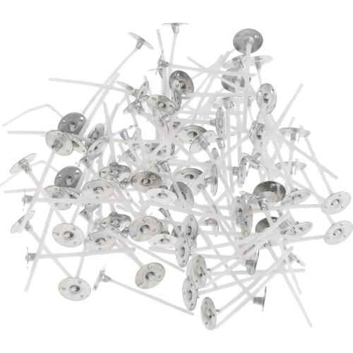 200x Low Smoke Natural Cotton Candle Wicks With Tabs Sustainers 2.5/3/3.5cm