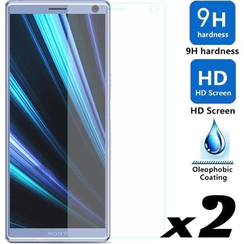 2pcs Tempered Glass Screen Protector For Sony Xperia 10 / Plus Explosion-proof Anti Scratch Films For Sony Xperia 10 10 Plus