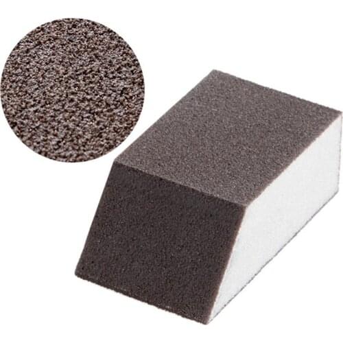 3pcs Magic Sponge Brush Aluminum Oxide Emery Sponge Rust Dirt Stains Clean Brush Bowl Washing Pot Home Kitchen Cleaning Brush