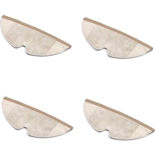 4Pcs Mop Cloth Accessories Full Coverage for Xiaomi Roborock S5 S6 Max S50 S60 Sweeping Robot Accessories