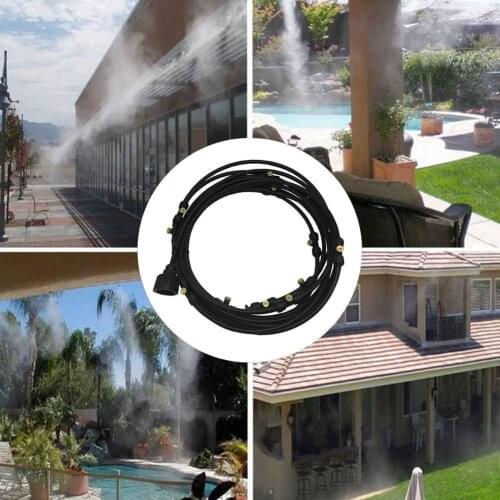 6-18m Outdoor Misting Cooling System Garden Irrigation Water Mister Nozzles Set This nozzle set is specially used for cooling