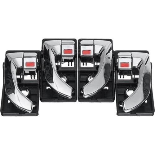82620-2Z02 4Pcs Car Interior Door Handle Left Right Replacement Set for Hyundai Tucson 2005 - 2009