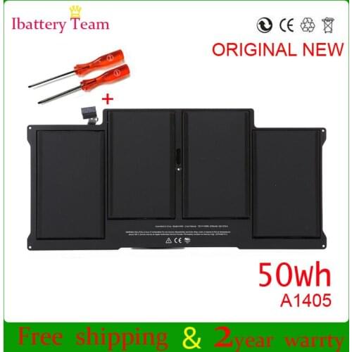 A1405 battery for Apple Macbook Air 13'' inch A1369 A1466 MD231 MD232 MC503 MC504 MC965 MC966 50Wh 7.3V