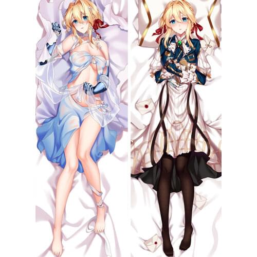 Anime JK Violet Evergarden Dakimakura Cosplay Body Pillow Cover Case Cartoon Light Novel Waifu Girl Sexy Hug Hugging Pillowcase