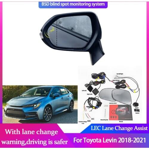 Car BSD BSM Blind Spot Radar Detection System Microwave Sensor Change Driving Reversing Sensor For Toyota Levin 2018-2021