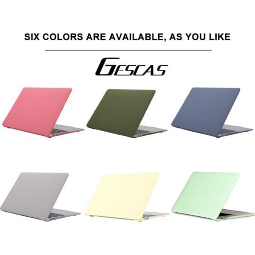 Macbook Case Laptop Computer Case For Apple Notebook Crystal Cream Frosted For Macbook 12 13/air 11 13/pro 13 15 16 Inches