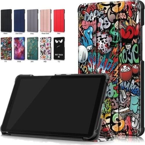 Hard Tablet Case For Lenovo Tab M7 TB-7305F TB-7305i TB-7305X Fashion Printed Stand Magnetic Case for Lenovo Tab M7 tablet cover