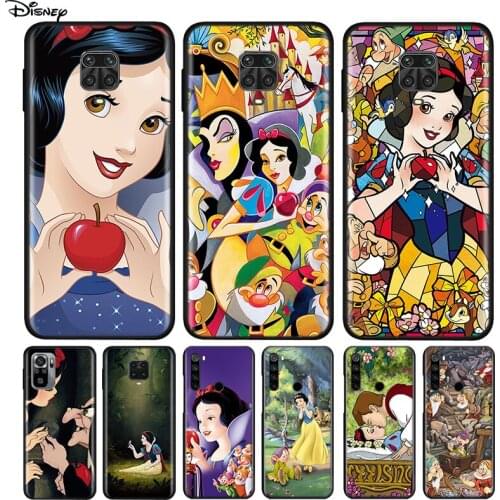 Silicone Cover Princess Snow White For Xiaomi Redmi Note 10 10S 9 9C 9S Pro Max 9T 8T 8 7 6 5 Pro 5A 4X 4 Phone Case