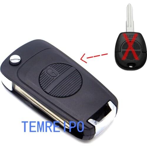 5pcs/lot Folding Car Key Shell Modified For Nissan Primera Micra Terrano Almera X-trail Remote Flip Auto Key Case Cover A33blade