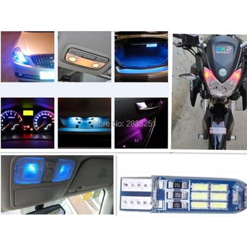 Position lamp Super Bright T10 W5W car LED Signal Lamp for FIAT PUNTO 500 L X BRAVO STILO PANDA TIPO GRANDE car Lights refit