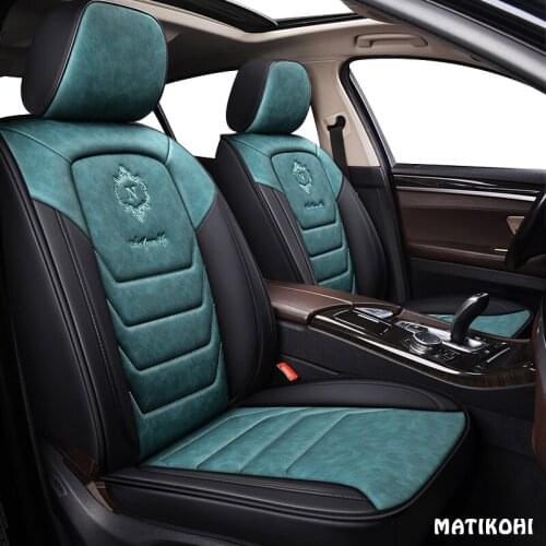 MATIKOHI leather car seat covers For Toyota Corolla CHR Camry Rav4 Auris Prius Yalis Avensis auto accessories car seats style