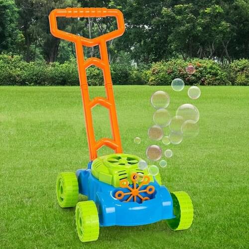 Creative Pushing Car Automatic Bubble Machine Maker Blower Baby Kids Toy Gift