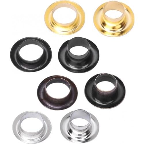 Brass Grommet 100 Set Brass Eyelet Clothing Bag Accessory Double Side 4mm Eyelet Grommet Kit