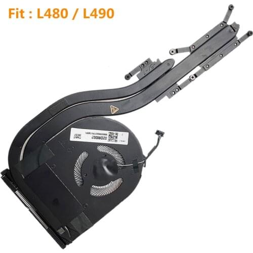 New Original CPU Cooling Fan Heatsink Radiator For Lenovo ThinkPad L480 L490 SWG Discrete Graphics Laptop