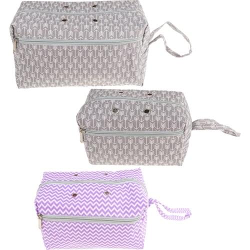 Portable Knitting Bag Crocheting Tote Case for Yarn Ball Hook Storage