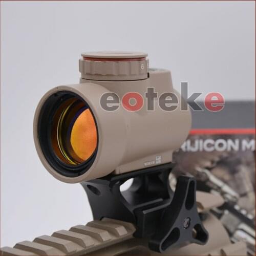 XWXS Holographic Trijicon Style MRO Red Dot Scope Sight MOA Dot Airsoft Black Low Mount QD Mount