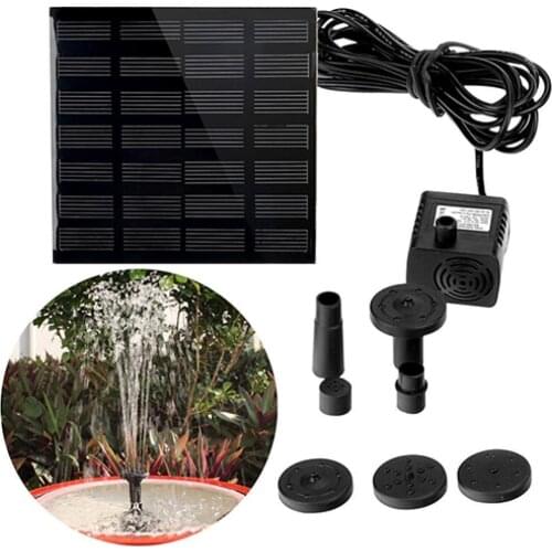 Solar Power Panel Water Pump Garden Brushless Pond Fountain Pool Water Pump