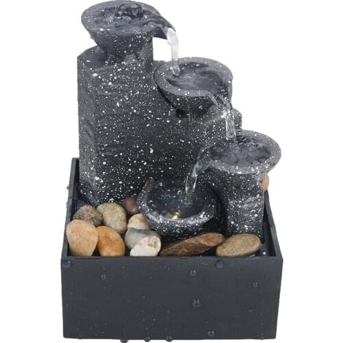 Decoration Desktop USB Water Fountain Ornament Crafts For Indoor Home Office Table Decoration Home Decoration Accessories