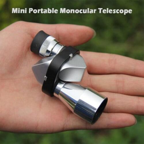 HD Without Night Vision Universal Mini Pocket Monocular Telescope Zoom Monocular Outdoor Telescope for Hunting Camping phone