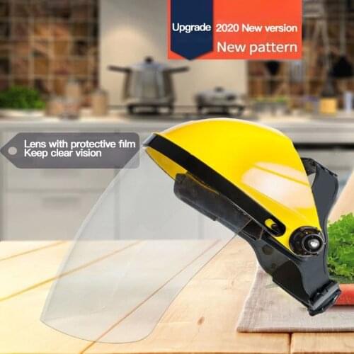 Anti-Saliva Face Screen Mask Transparent Safety Face ScreenSpare Visors Windproof Dust Proof Face Shield Screen