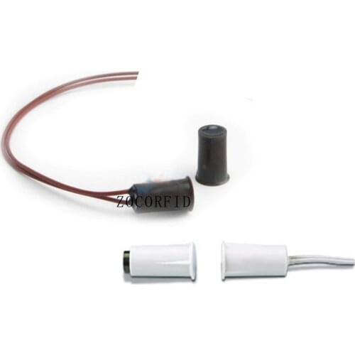 1 pair) Wired Door Window Sensor Magnetic Switch Home Alarm System N.C Type