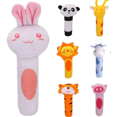 1pcs Lion Baby Rattle Toys Garden Bug Wrist Rattle and Foot Socks Animal Cute Cartoon Baby Socks Rattle Toys