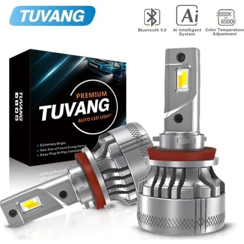 2x H7 H8 H11 9005 9006 HB3 HB4 9012 12000LM 80w Led Bulb 7045 Chips Car led Light Headlights 6000k 3000K Fog Light Bluetooth