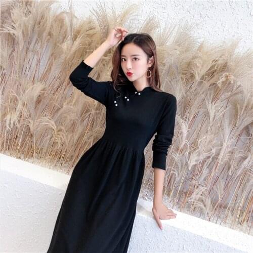2020 Promotion Women Sweaters And Pullovers Sweater Women The New Film 9281 Nail Bead Qipao Dress 78 - Mao Loft 3 Row 2 Shelves