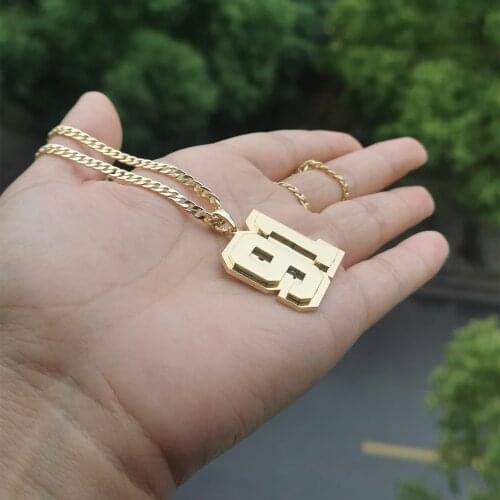 2021 New Custom Digital Anniversary Pendant Necklace Double Layer Men Women Hip Hop Custom Name Necklace Snake Chain Gift