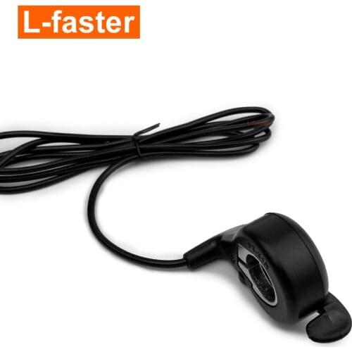 24V/36V/48V E-Bike Thumb Throttle Speed Control Twist Gas Throttle Electric Bike Scooter Accelerator Simple Base Thumb Throttle