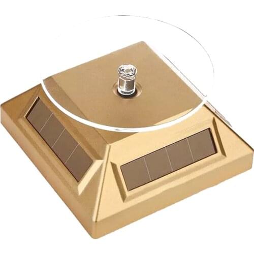 360 Degree Electric Rotating Turntable Display Stand for Video Photography Props Solar Power Display Turntable