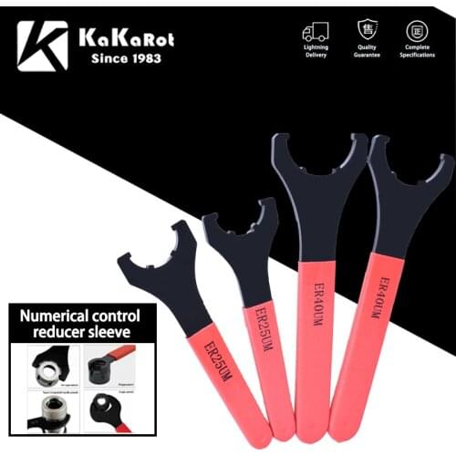 KaKarot M/UM Type ER Collet Chuck ER8A ER11A/ER16A/ER20A/ER25UM/ER32UM/ER40UM Nut Wrench CNC Milling Tool Lathe Tools ER Spanner