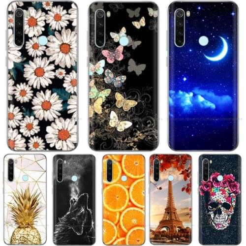 Case for xiaomi redmi note 8t Silicon phone Back Cover Phone Case For redmi note 8 pro Soft Case note8t funds etui bumper coque