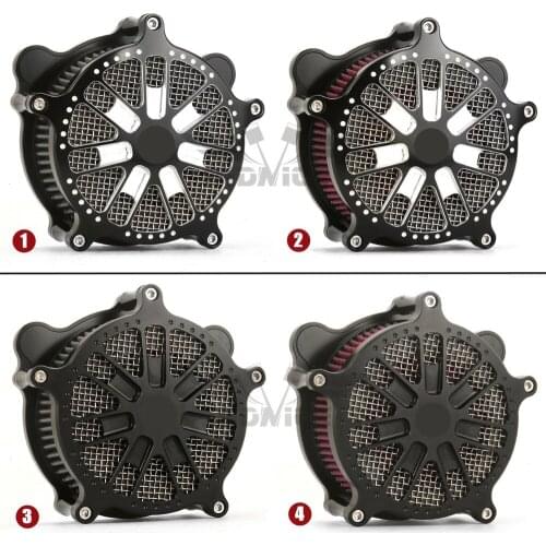 For harley street glide road glide air cleaner intake filter electra glide ultra 2008-2016 softail air intake kit filter 2016 17