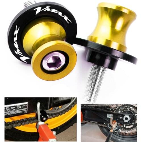 For Yamaha V-MAX VMAX 1200 V-MAX1200 VMAX1200 V-max Vmax 1700 Motorcycle Swingarm Sliders Spools Paddock Stand Bobbins Swing Arm