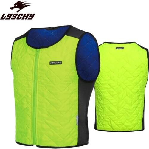 LYSCHY Summer Motorcycle Vest Liquid Water Cooling Jackets Motocross Jacket Bike Motorbike Sports Racing Riding Moto Vest Men