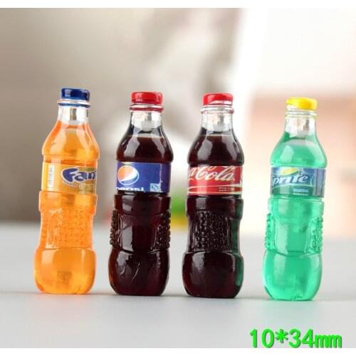 Novelty earrings Korean earrings quirky jewelry beverage soda bottle resin beverage bottle juice bottle keychain